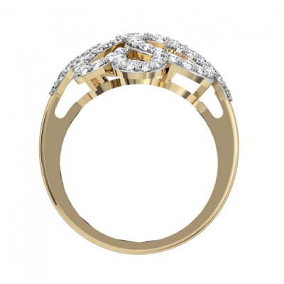 Diamond Valentines Cocktail ring